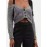 Women'S Chic Off-Shoulder Sweater - Sexy Cropped Top with Button Front, Fall Winter Outfits, Elegant Party Casual Attire - Women'S Fashion Sweater, Ladies Sweaters, Seasonal Wardrobe, Trendy Knitwear, Durable Construction, Buttonup Top, Adults, Casual Outfit, Soft Texture, Stylish Knitwear, Adults Fashion