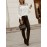 Women's Off-Shoulder Sweater with Puff Sleeves & Lace Cut-Outs - Semi-Sheer Long Sleeve Pullover for Fall Winter, Casual Chic Layering Top, Sweater, Intricate Knitwork