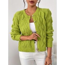 Women's Elegant Lime Green Cable- Cardigan Sweater with White Button Front & Collar - -Season Blazer-like Jacket, Medium Stretch Knitwear for, Semi-Formal Events, Casual Outfits (Hand Wash/Dry Clean), Long Sleeve For Women, Fall Clothes For Women, Tops For Women, Long Sleeve Tops For Women, Blouses For Women Elegant Classy, Sweater For Women, Womens Clothes, Blouses For Women Casual T Shirt, Cardigan For Women Elegant Classy, Fall Outfits For Women,