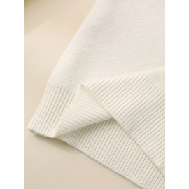 Women's Thick & Soft Sweater with Bow Buttons - Winter Warm Round Neck Long Sleeve Cozy Sweater, Beige & White Cable- Design, All-Season Casual Elegant Pullover for Fall and Winter Layering, Hand Wash or Dry Clean, Solid Color with Bow Detail, Medium Stretch, Relaxed Fit, Fleece Lining for Extra Warmth, Chic and Comfortable for Casual Attire, Cozy Sweaters For Women, Casual Long Sleeve Sweater, Oversized Knit Sweater, Colourfull Loose Sweater For Women,