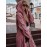Women'S Light Pink Ribbed Cardigan - Long Sleeve Hooded Open Front Sweater with V-Neck, Casual Fall/Winter Layering Essential for Cozy Indoor or Outdoor Wear, Cozy Fall Apparel | Vneck Design | Soft Texture