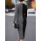 Women'S Elegant Long Sleeve Dress - & Checkered Pattern, Zipper Closure, Formal & Everyday Chic Outfit, Machine Washable Non-Stretch Fabric for Women, All-Season Versatile Party Wedding Office Dress, Dresses for Wedding Guest