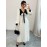 Women's Elegant Long Formal/Party/Office Dress - Flared A-Line Silhouette, Structured Non-Stretchy Fabric for Fall/Winter Events - Classic Women's Evening Gown, Elegant Evening Dresses, Formal Event Attire, Notched Collar Design, Decorative Bow Accent, Semitransparent Material