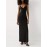 1pc Elegant Solid Color Slingback Evening Gown for Women - Off the Shoulder V-Neck Sleeveless Fitted Spaghetti Strap Long Dress - Woven Fabric for Spring/Summer/Fall