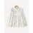 [Floral Lace Blouse] Plus Size, Women's Plus Size Blouse - Floral Lace Accent Shirt With Stand Collar - Lightweight Elegant Office & Party Top - Non-See-Through Formal & Casual Outfits - Machine Washable Women's Clothing By ZANZEA