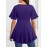 Plus Size, Plus Size Women's Elegant V-Neck Crossover Blouse with Lace Sleeves & Metallic Accents - Slim Fit Chic Top for Evening Outings, Machine Washable Spring/Summer/Fall Shirt, Formal Plus Size, Nontransparent Fabric, Party Wear, Breathable Material, Stylish Ladies