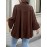 Plus Size, Women's Plus Size Oversized Bell Sleeve Jacket - Collar Coat, Elegant Casual Loose-Fit Blazer for Spring/Fall, Wide-Leg Button Front (Curvy-Friendly) - to Weekend Outerwear