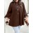 Plus Size, Women's Plus Size Oversized Bell Sleeve Jacket - Collar Coat, Elegant Casual Loose-Fit Blazer for Spring/Fall, Wide-Leg Button Front (Curvy-Friendly) - to Weekend Outerwear