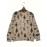 Women'S All-Over Cat Back Print Sweater - Soft & Brown Tabby Cat Design, Round Neck Long Sleeve Casual Sweater, Lightweight Everyday & Formal Outfits