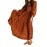 Women'S Floral Embroidered Maxi Dress with Puff Sleeves, Square Neck, Draped Tiered A-Line Skirt, 100% Polyester, Casual Summer Knit Fabric - Flowy Long Dress